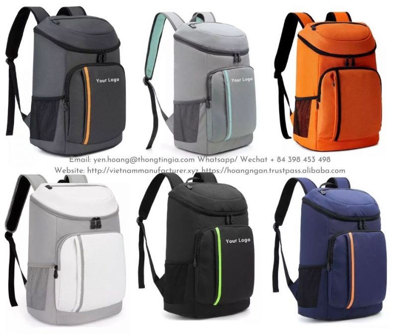 thermal backpack for outdoor activities with mutiple colors